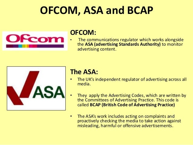 Week 4 advertising regulation