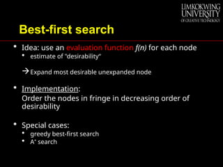 Comprehensive Overview of Search Methods and Heuristics in Artificial ...