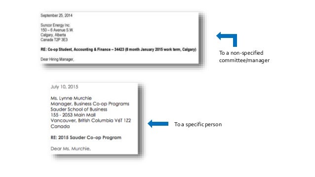 ubc cover letter
