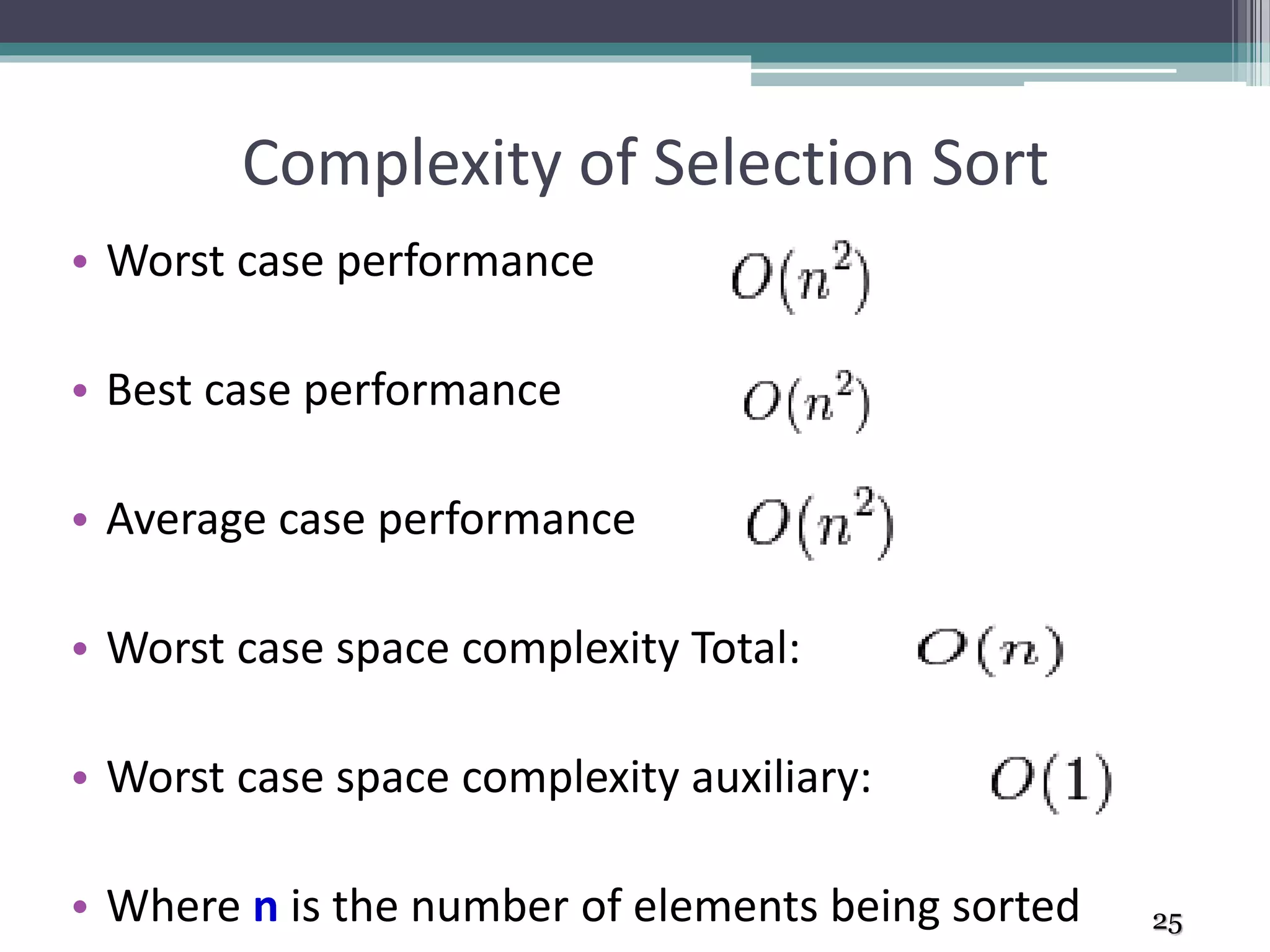 Sorting Algorithms | PPT