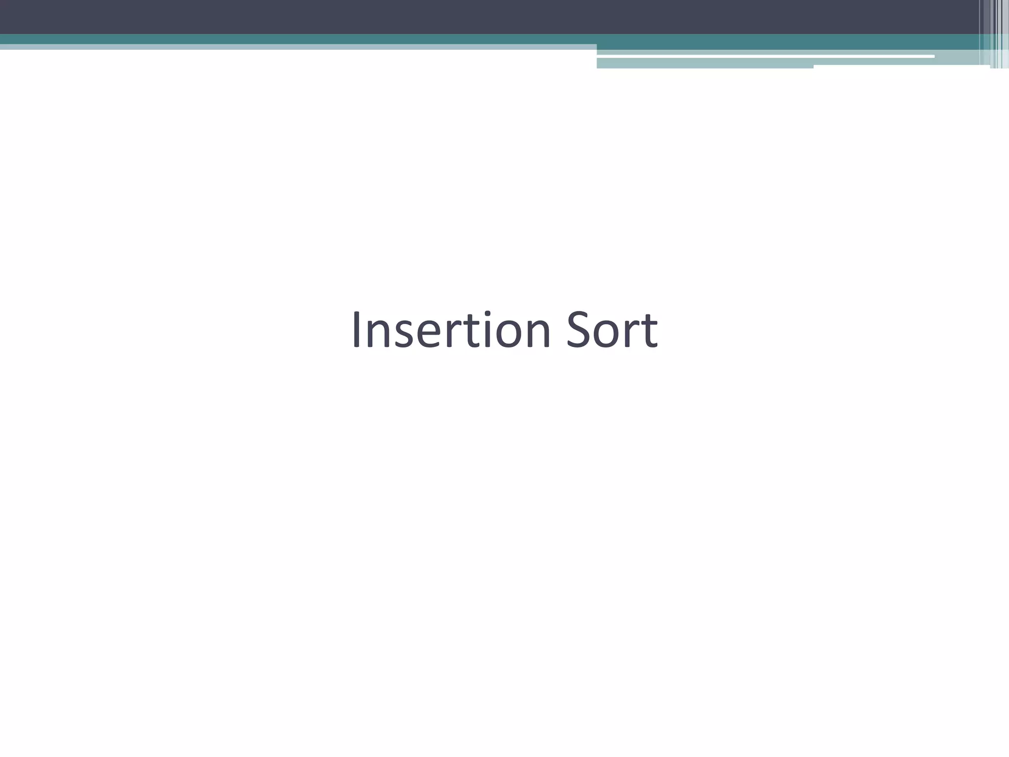 Sorting Algorithms | PPT