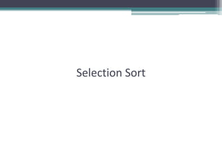 Sorting Algorithms | PPTX