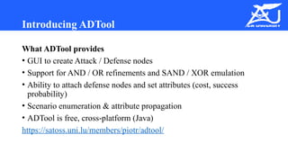 Comprehensive Attacker-Centric Threat Modeling Using Attack Trees | PPTX