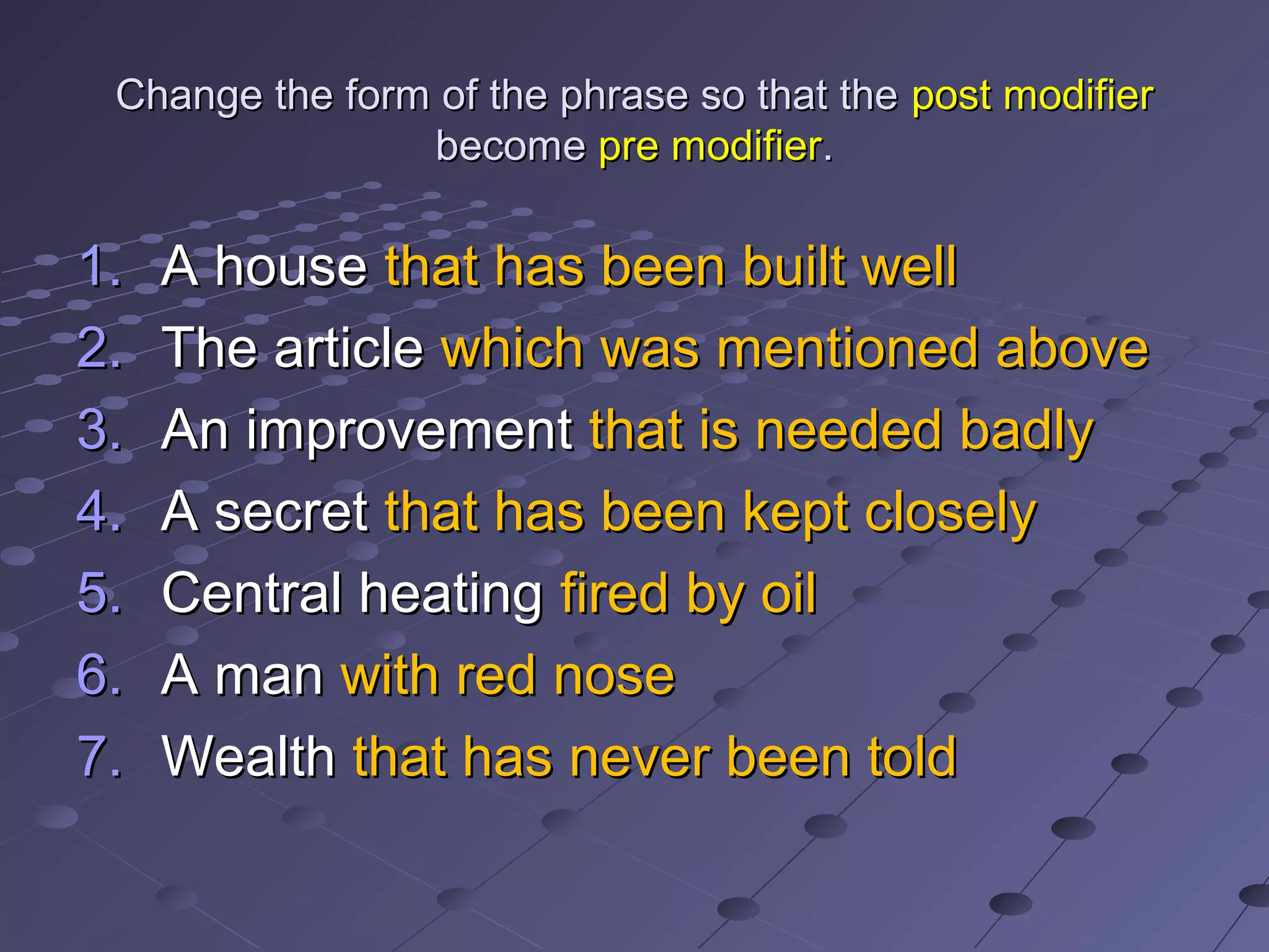 Week 4 complex noun phrase | PPT