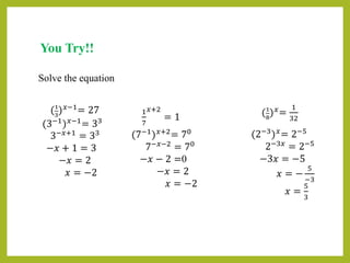 Week 4 Exponential equations for Math.pptx