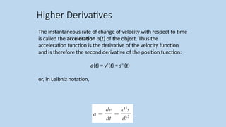 undergraduate course of calculus lecture slides | PPTX