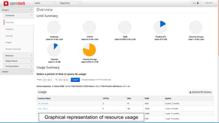 Graphical representation of resource usage
 