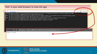 29
Visit in your web browser to view the app
 