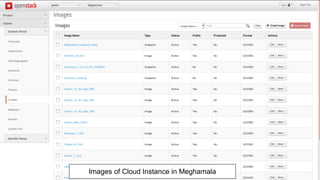 Images of Cloud Instance in Meghamala
 