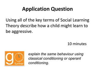 Week 4 Operant Conditioning and Social Learning Theory | PPTX