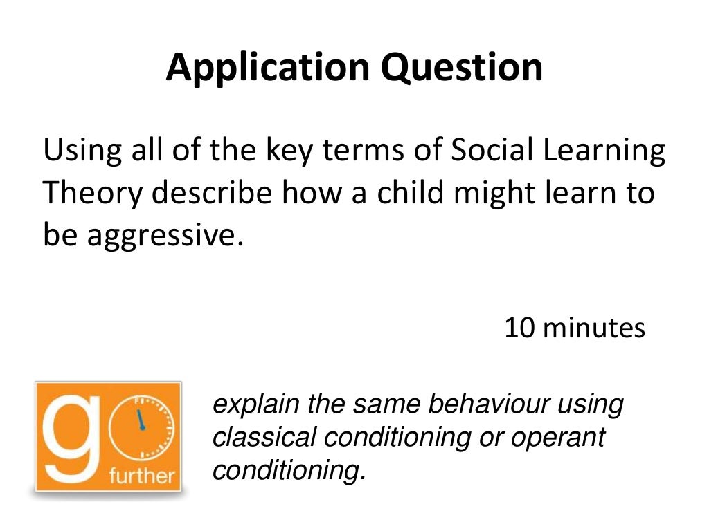 Week 4 Operant Conditioning and Social Learning Theory