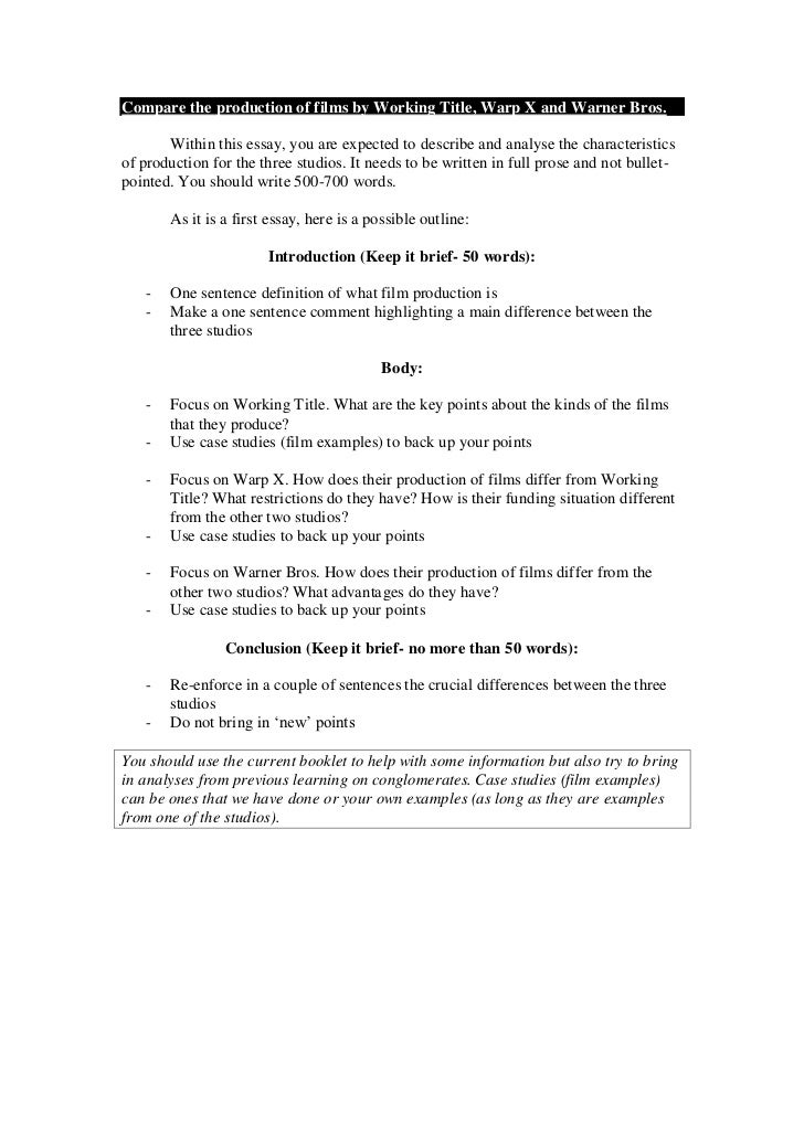 Passion for filmmaking essay picture