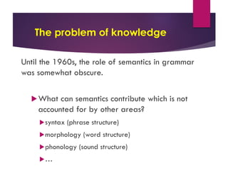 Week 4 semantics | PDF