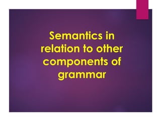 Week 4 semantics | PDF
