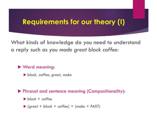 Week 4 semantics | PDF