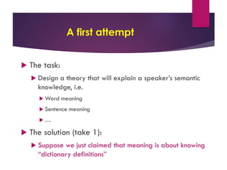 Week 4 semantics | PDF