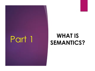 Week 4 semantics | PDF