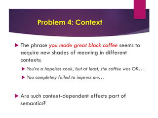 Week 4 semantics | PDF
