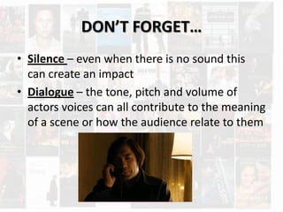 Film Studie - Sound | PPTX