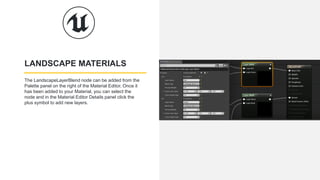 Landscape Material Node Week 4 - Landscape Technical Information | PDF