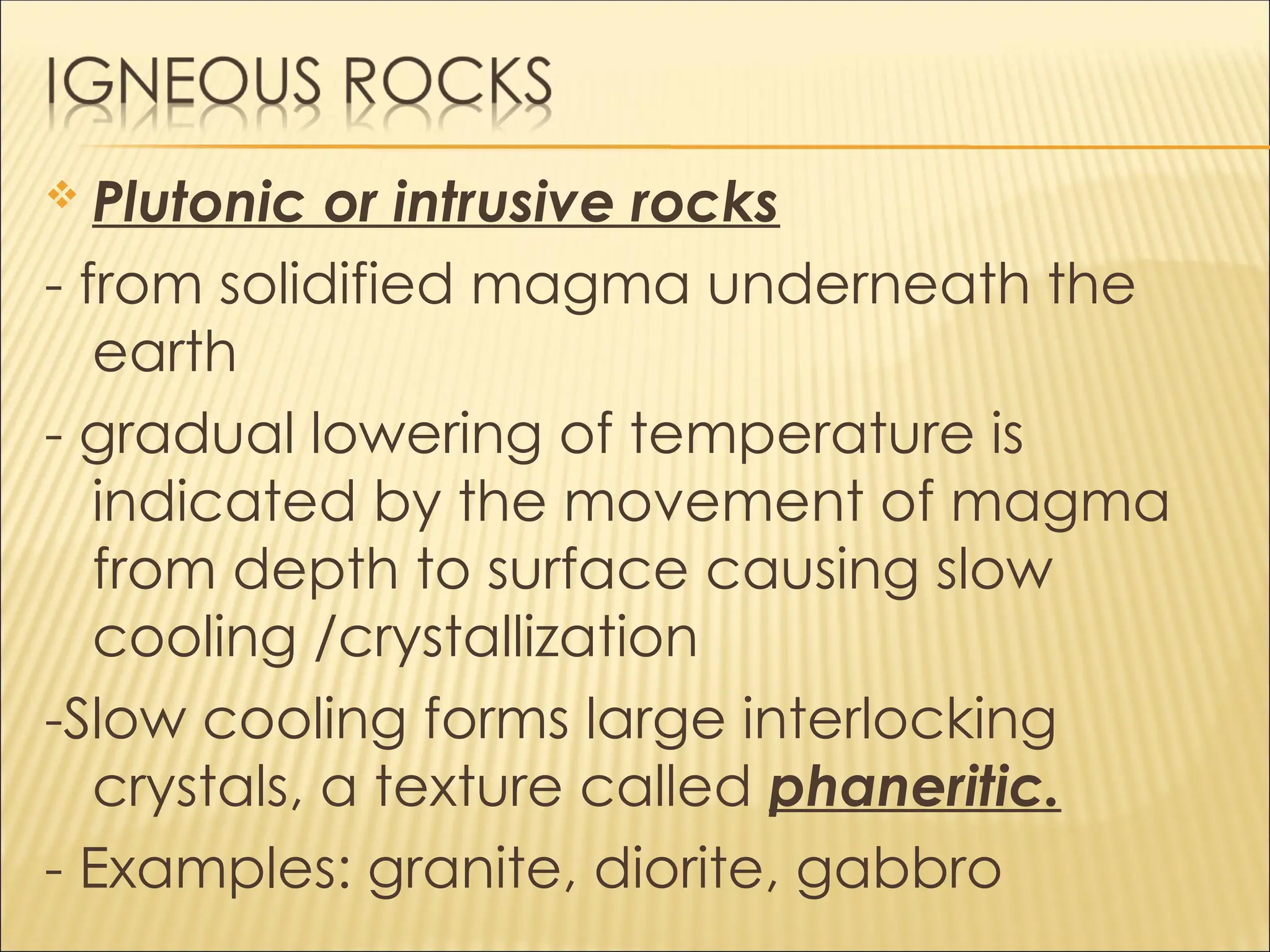 Week 4_Three types of rocks_powerpoint presentation | PPT