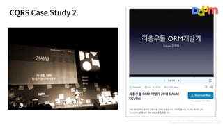 CQRS Case Study 2
https://koko8829.tistory.com/1235
 