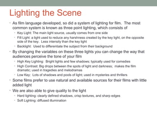 Intro to Film: Cinematography | PPT