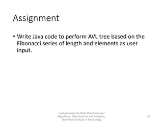 Data Structures and Algorithm - Week 5 - AVL Trees | PDF