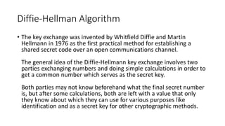 information security(Public key encryption its characteristics and ...