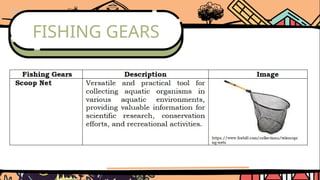 FISHING GEARS
 