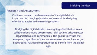 Bridging the Digital Divide: Strategies for Equitable Access and ...