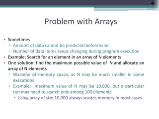 Dynamic Memory & Linked Lists | PPTX