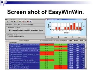Screen shot of EasyWinWin. 