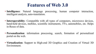 Week 5 - Module 13 - PPT- Web 2.0 and Web 3.0 and its Applications in ...