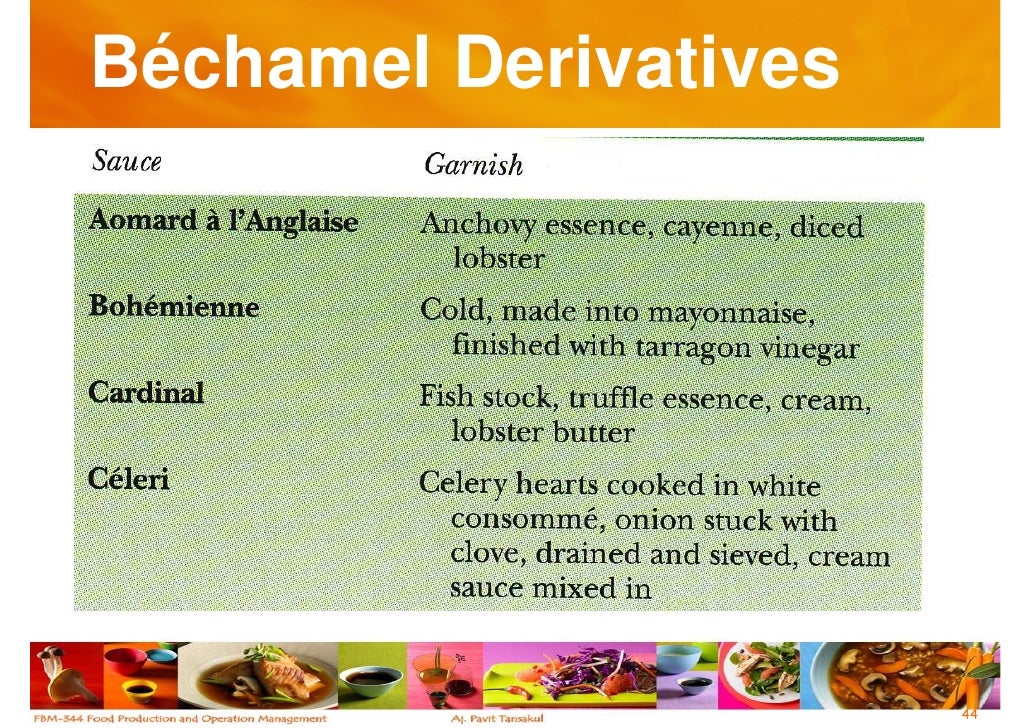 Week 5 Stock, Sauces And Soups
