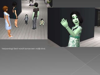 Verjaardag! Eerst wordt Isonoe een vrolijk kind.