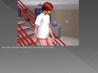 Maar die zwangerschapskleding voor mannen is zo lelijk...