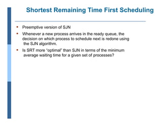Week 5a.pptx of cpu scheduling operating system class | PPT