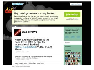 The Israel-Gaza Conflict:  Social Media Become the Informational Front Line