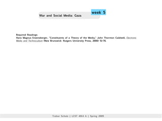 The Israel-Gaza Conflict:  Social Media Become the Informational Front Line