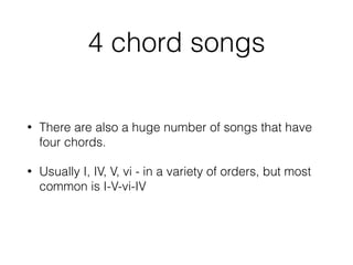 Certificate Songwriting Week 5b Chords