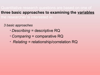 Week5b writing research questions | PPT