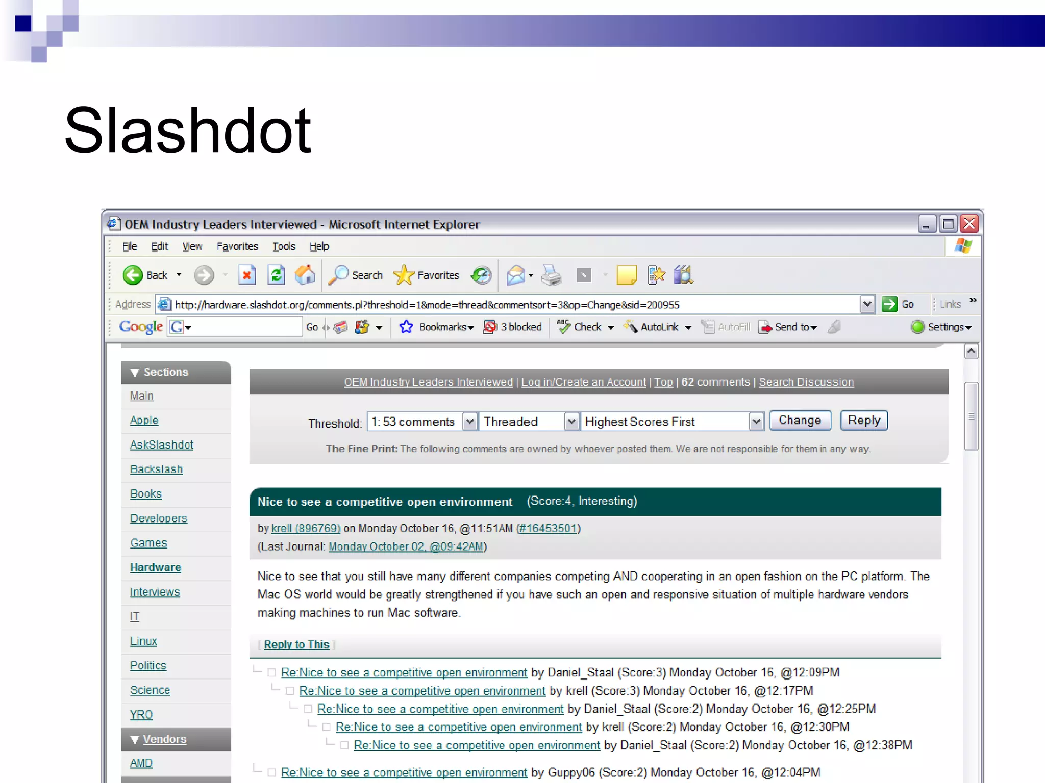 Slashdot 