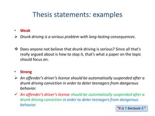 Week 5 deductive essay writing copy | PPT