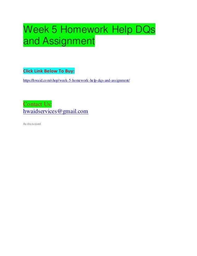 Homework help 5