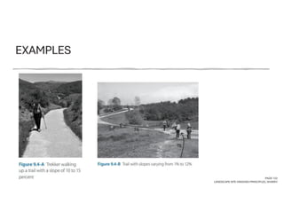 EXAMPLES
PAGE 122
LANDSCAPE SITE GRADING PRINCIPLES, SHARKY
 