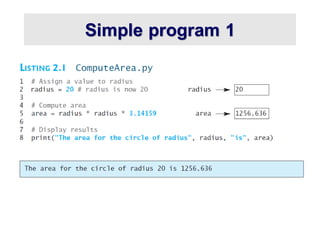 Simple program 1
 