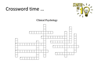 Crossword time …
 