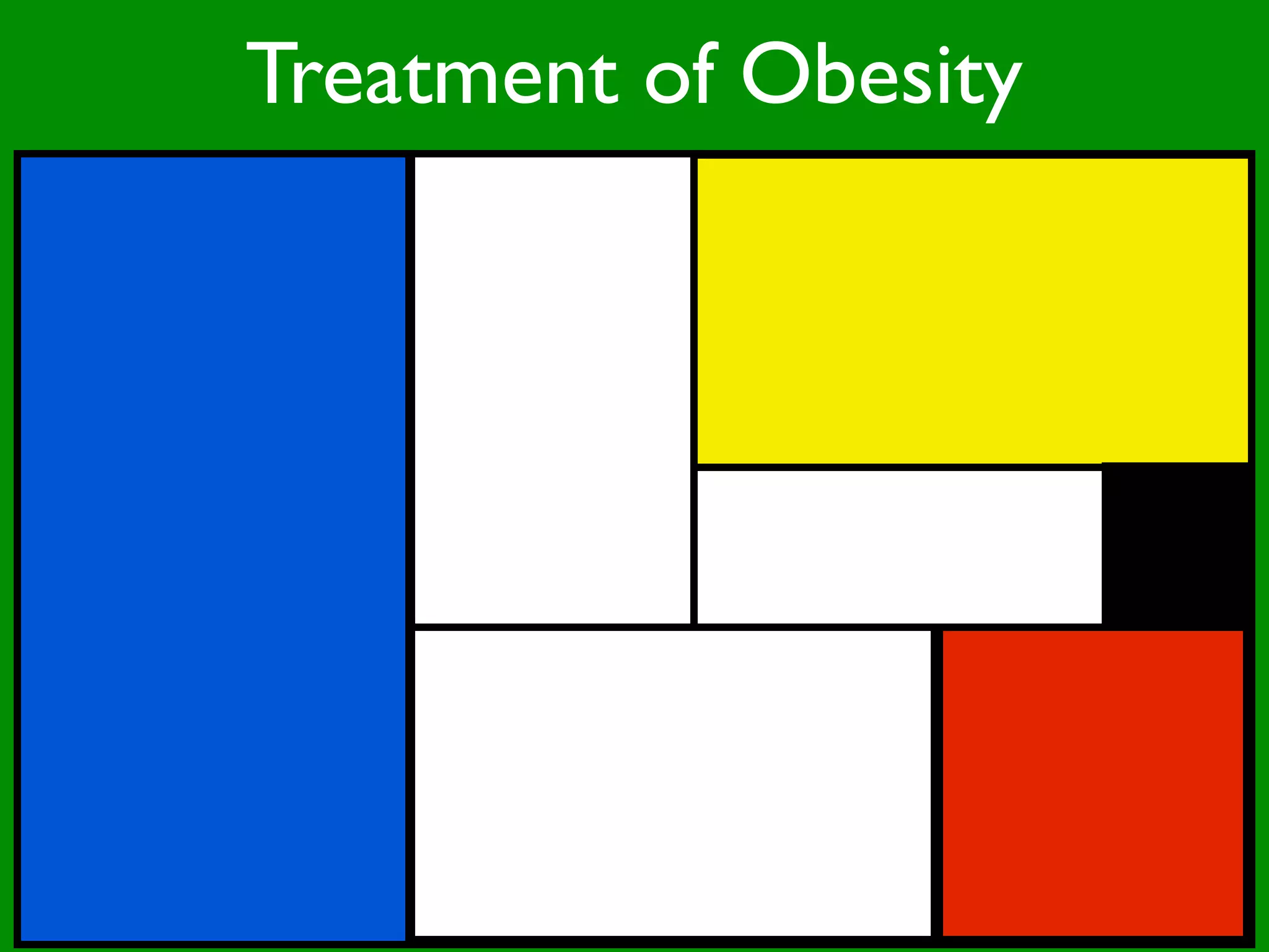 Treatment of Obesity
 