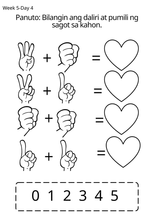 Kinder Garten Worksheet Week 5_Matatag Curriculum | PPTX
